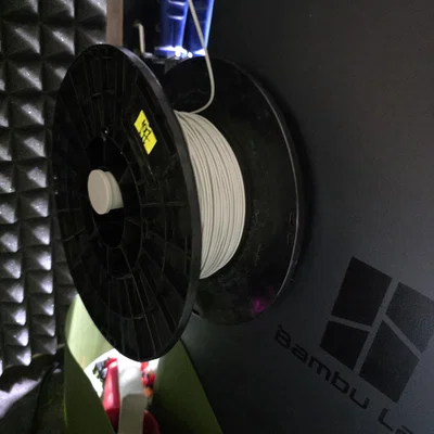 Giá treo cuộn nhựa hông cho máy in 3D Bambu Lab P1S (Dễ in)