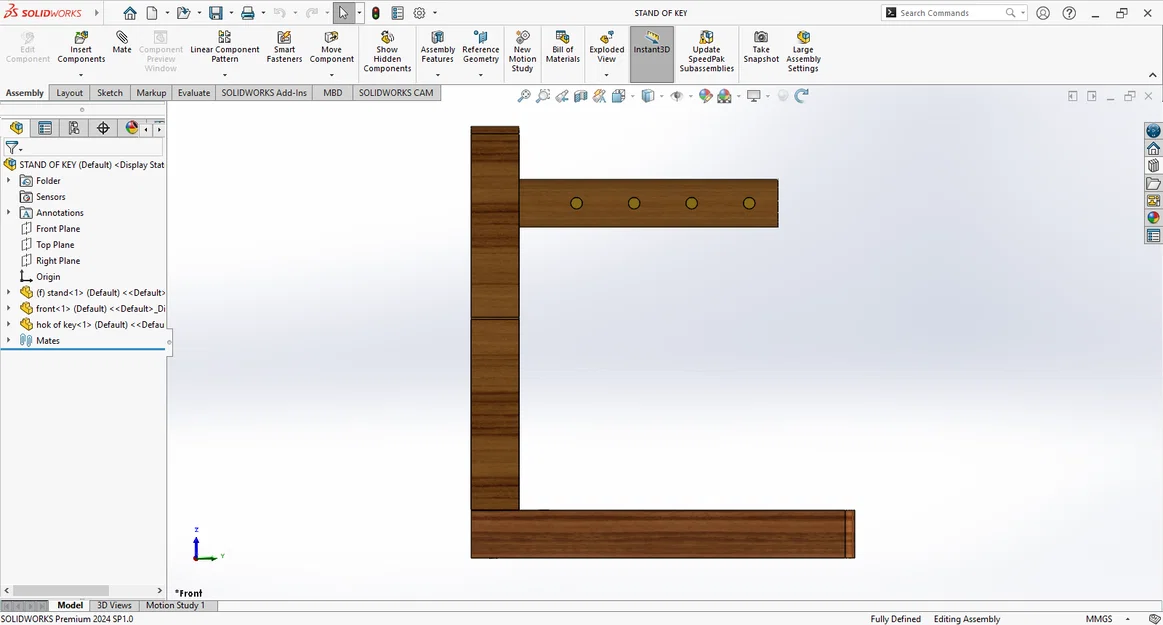 Giá treo chìa khóa tiện lợi (Stand of key) - Mẫu in 3D tối giản - Image 1