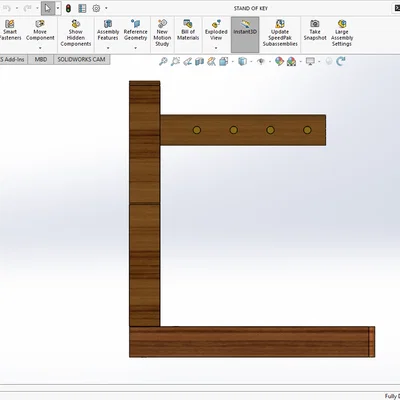 Giá treo chìa khóa tiện lợi (Stand of key) - Mẫu in 3D tối giản