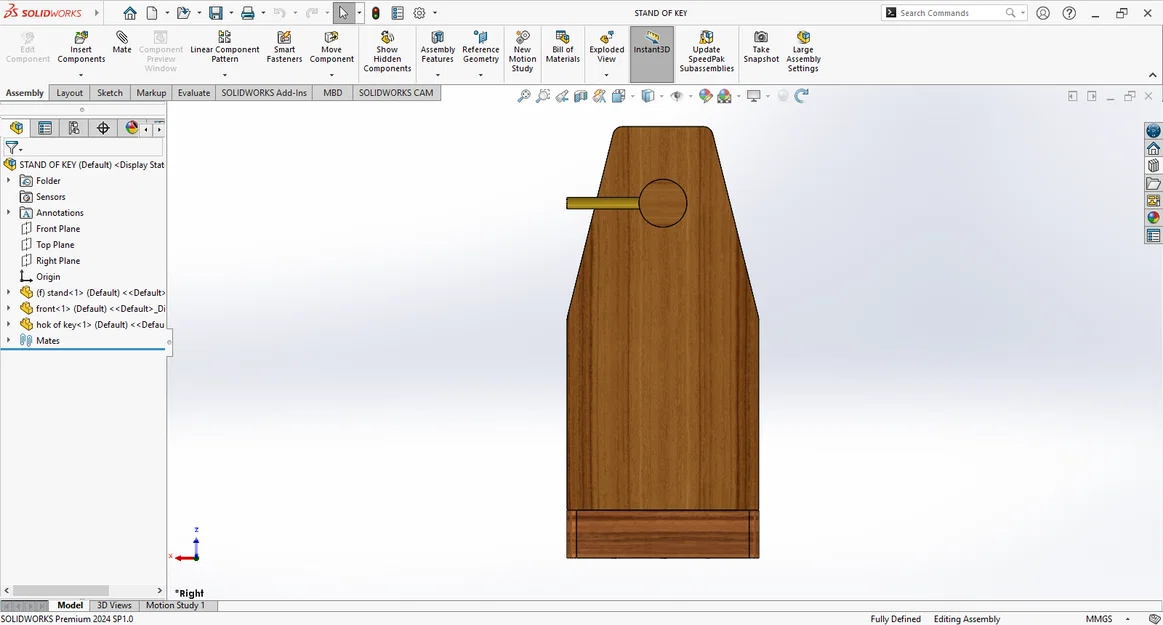 Giá treo chìa khóa tiện lợi (Stand of key) - Mẫu in 3D tối giản - Image 3