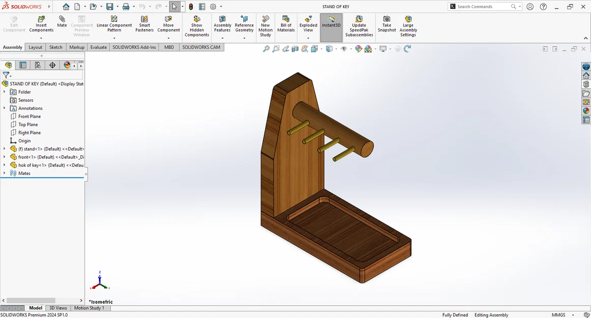 Giá treo chìa khóa tiện lợi (Stand of key) - Mẫu in 3D tối giản - Image 4