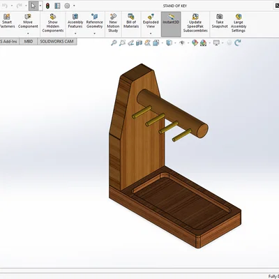 Giá treo chìa khóa tiện lợi (Stand of key) - Mẫu in 3D tối giản