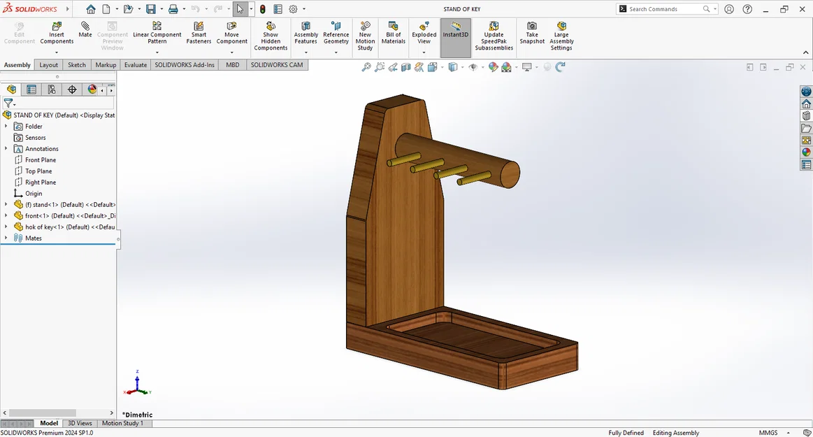 Giá treo chìa khóa tiện lợi (Stand of key) - Mẫu in 3D tối giản - Image 6