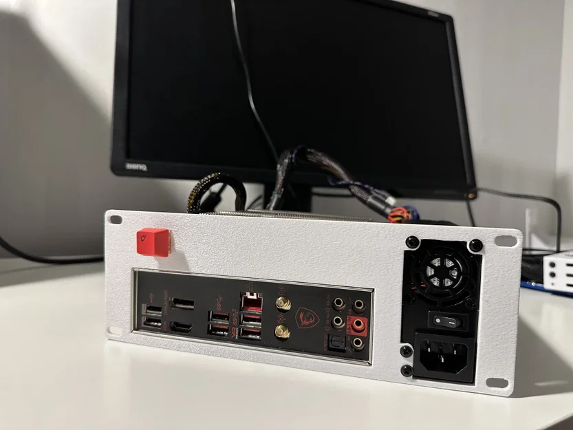 Case Rackmount 2U 10 inch cho Mini-ITX và nguồn Flex ATX - Image 1