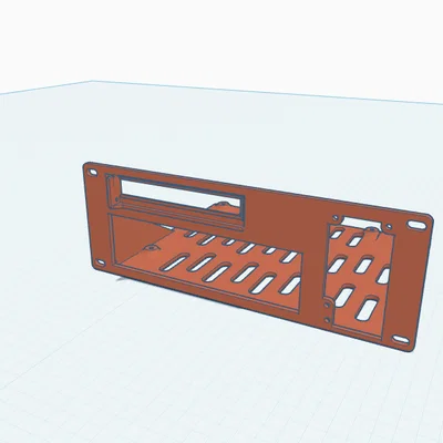 Vỏ Case Mini-ITX 2U Cho Tủ Rack 10 Inch Tự In 3D