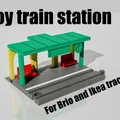 Mô hình nhà ga xe lửa tương thích đường ray Brio và Ikea (In 3D) - Thumbnail 1