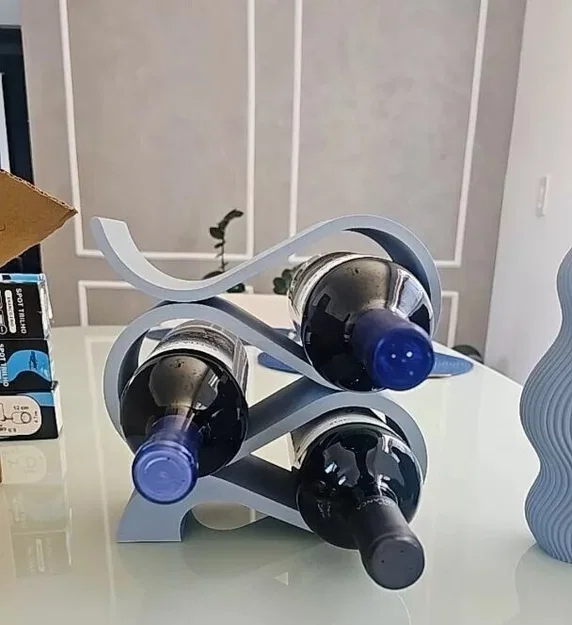 Kệ Rượu Vang Hiện Đại - File STL Cho In 3D - Image 1