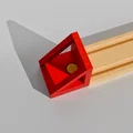 Chặn cuối đường ray tàu hỏa 3D (tương thích Brio & Ikea) - Thumbnail 2