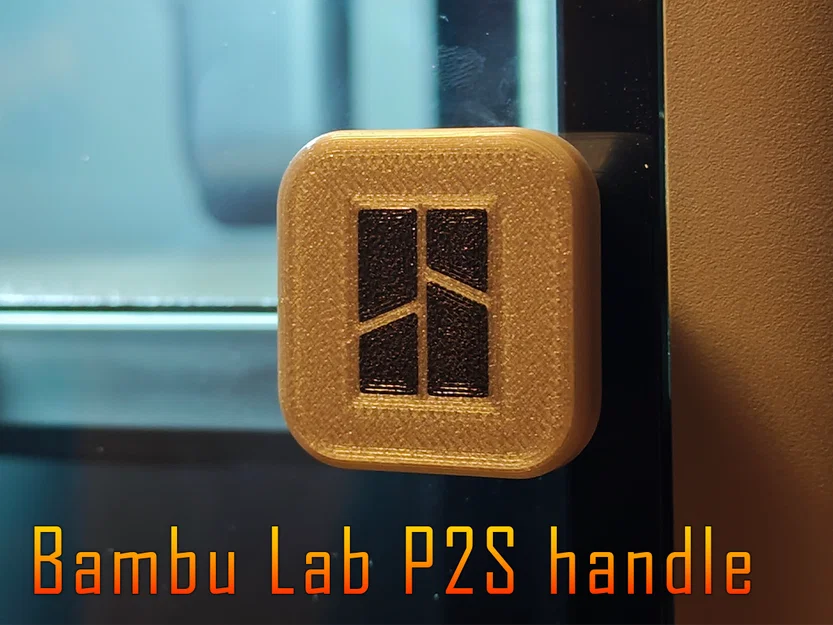 Tay nắm cửa cho máy in Bambu Lab P2S - Thiết kế tiện dụng - Image 1