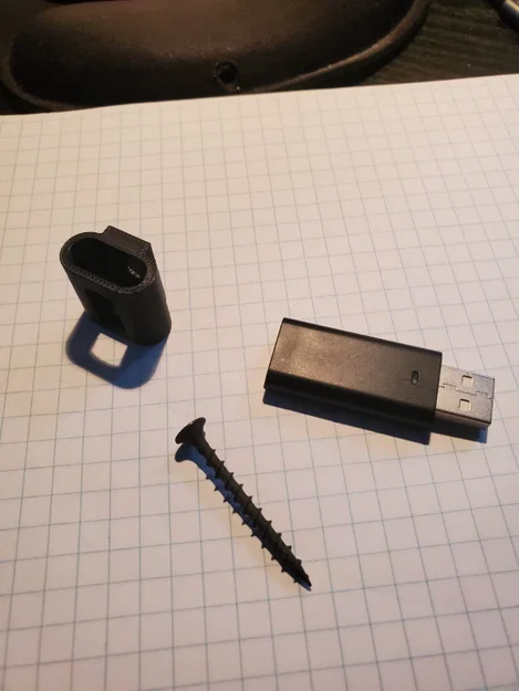 Giá treo tường cho USB Z-Wave Zooz 800 Series (ZST39 LR) in 3D - Image 2