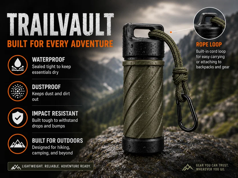 TrailVault | Hộp lưu trữ siêu bền dành cho những chuyến phiêu lưu - Image 1