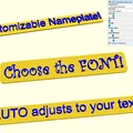 Bảng tên tùy chỉnh bằng OpenScad (Customizable Nameplate) - Thumbnail 1