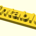 Bảng tên tùy chỉnh bằng OpenScad (Customizable Nameplate) - Thumbnail 5