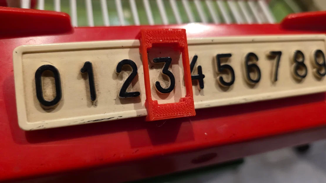 Khung đánh dấu tỉ số bàn bi lắc (Foosball Score Keeper) - Phụ kiện thay thế 3D - Image 1