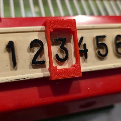 Khung đánh dấu tỉ số bàn bi lắc (Foosball Score Keeper) - Phụ kiện thay thế 3D