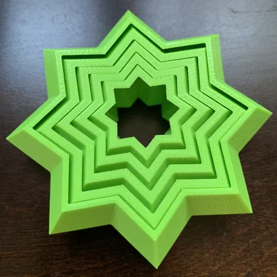 Mô hình Fidget Star in 3D: Đồ chơi giảm stress độc đáo