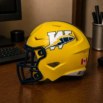 Mũ bảo hiểm bóng bầu dục Winnipeg Blue Bombers - Cổ điển