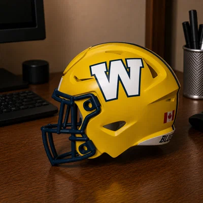 Mũ bảo hiểm bóng bầu dục Winnipeg Blue Bombers