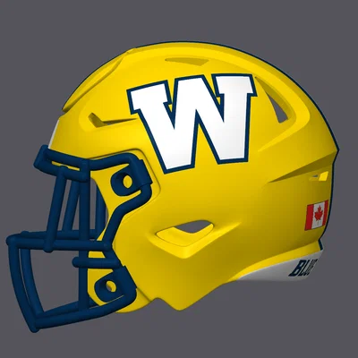 Mũ bảo hiểm bóng bầu dục Winnipeg Blue Bombers