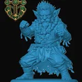 Mô hình 3D Deep Gnome Monk cho game nhập vai D&D - Thumbnail 1