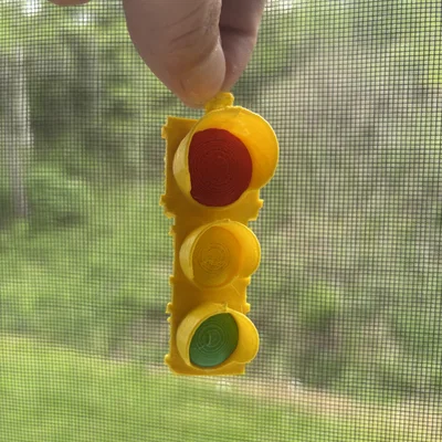 Mô hình đèn giao thông (Traffic Light) 3D mini ấn tượng