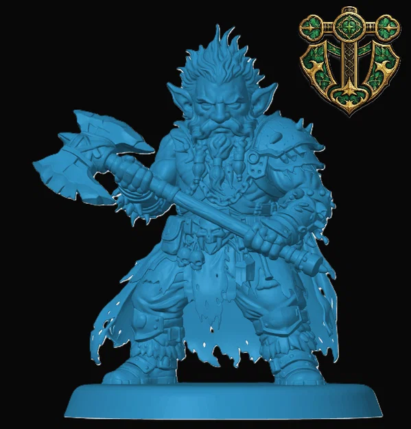 Mô hình Deep Gnome Barbarian - Image 1