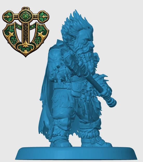 Mô hình Deep Gnome Barbarian - Image 2