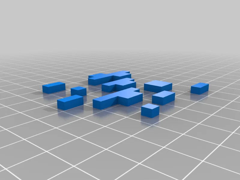 Mẫu đèn ngủ hình khối Diamond Ore phong cách Minecraft (File 3D) - Image 1