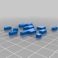 Mẫu đèn ngủ hình khối Diamond Ore phong cách Minecraft (File 3D) - Thumbnail 1