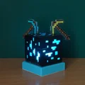 Mẫu đèn ngủ hình khối Diamond Ore phong cách Minecraft (File 3D) - Thumbnail 7