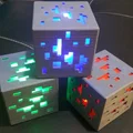 Mẫu đèn ngủ hình khối Diamond Ore phong cách Minecraft (File 3D) - Thumbnail 10