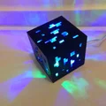 Mẫu đèn ngủ hình khối Diamond Ore phong cách Minecraft (File 3D) - Thumbnail 12