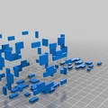 Mẫu đèn ngủ hình khối Diamond Ore phong cách Minecraft (File 3D) - Thumbnail 13