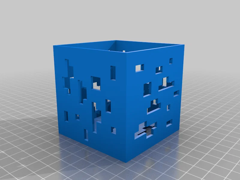 Mẫu đèn ngủ hình khối Diamond Ore phong cách Minecraft (File 3D) - Image 17