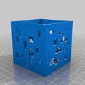 Mẫu đèn ngủ hình khối Diamond Ore phong cách Minecraft (File 3D) - Thumbnail 17