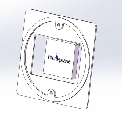 Mô hình adapter gắn lưng máy ảnh Linhof 120 (file in 3D kỹ thuật)