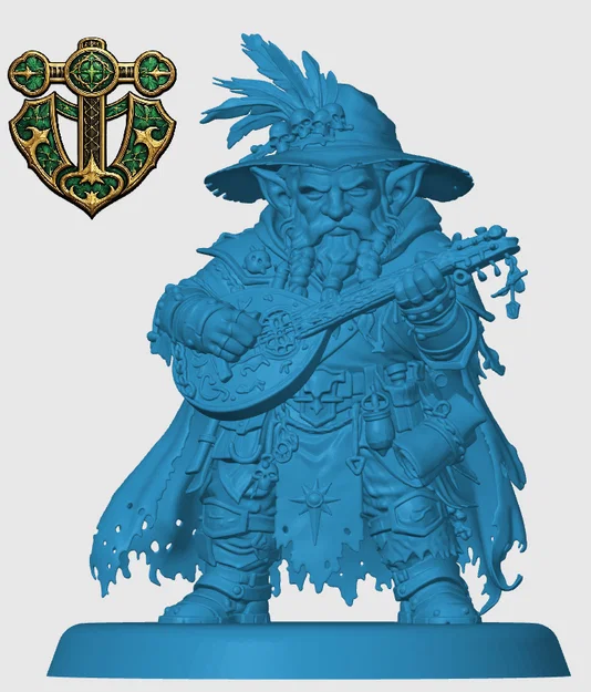 Mô hình Deep Gnome Bard cho game nhập vai - Image 3
