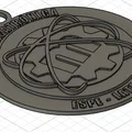 Móc khóa logo ngành Cơ điện tử ESPE Latacunga - Tự in 3D - Thumbnail 2