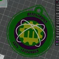 Móc khóa logo ngành Cơ điện tử ESPE Latacunga - Tự in 3D - Thumbnail 3