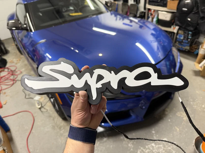 Bảng hiệu LED logo Toyota Supra - Image 3