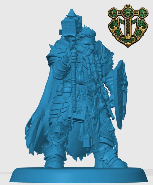 Mô hình Deep Gnome Paladin cho game nhập vai - Image 2
