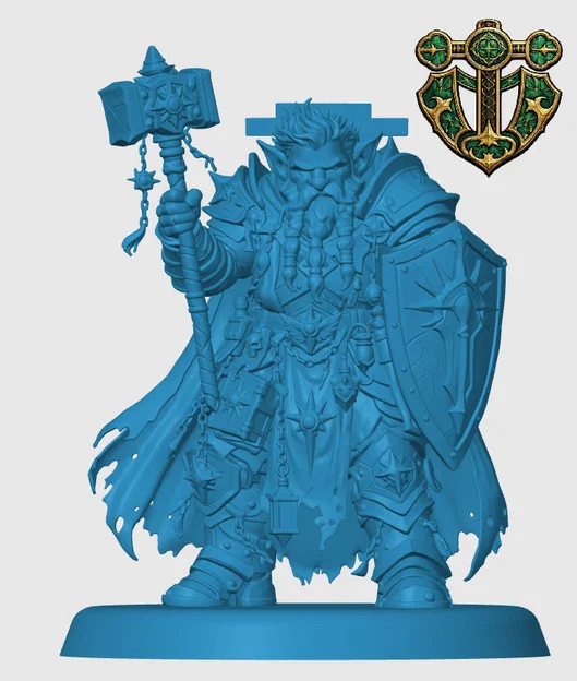 Mô hình Deep Gnome Paladin cho game nhập vai - Image 3