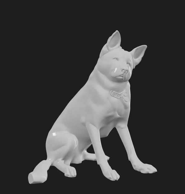Mô hình chú chó 3D xinh xắn dùng trang trí bàn làm việc - Image 1