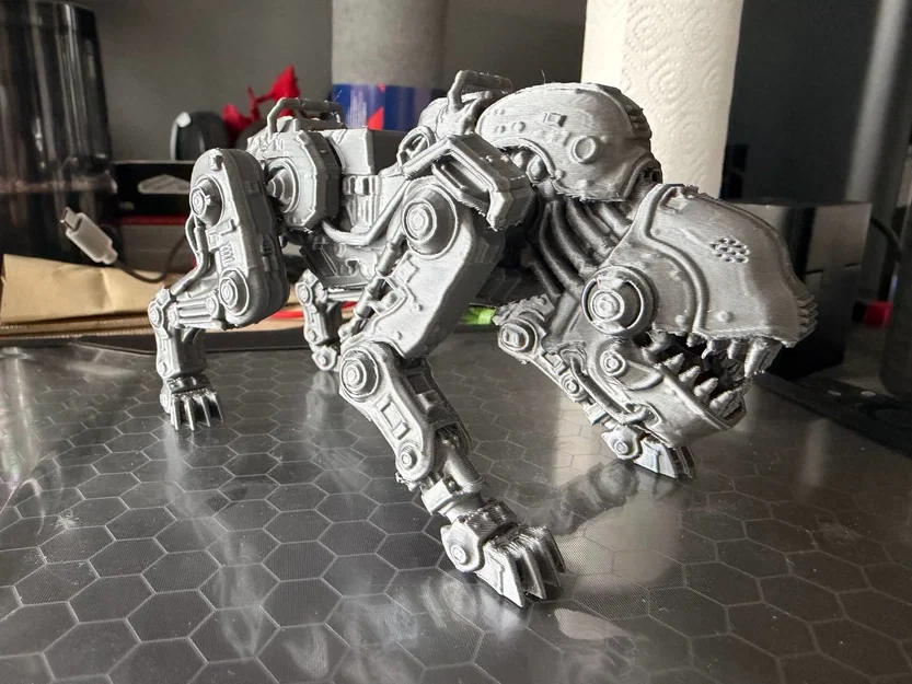 Mô hình Panzerhund (Wolfenstein) - Chú chó máy in 3D cực ngầu - Image 1