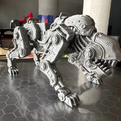 Mô hình Panzerhund (Wolfenstein) - Chú chó máy in 3D cực ngầu