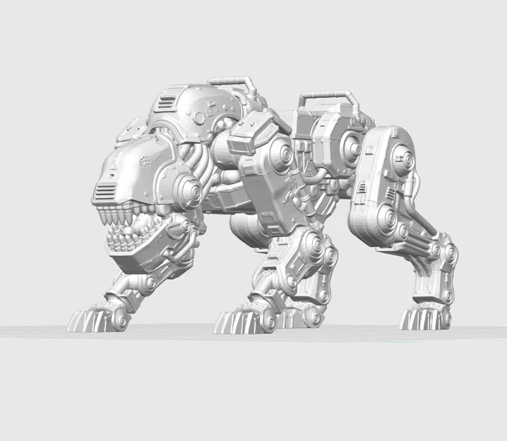 Mô hình Panzerhund (Wolfenstein) - Chú chó máy in 3D cực ngầu - Image 2