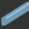 Thanh chêm cửa tủ lạnh chống rung cho khung nhôm 2020 (Acrylic Panel Spacer) - Thumbnail 2