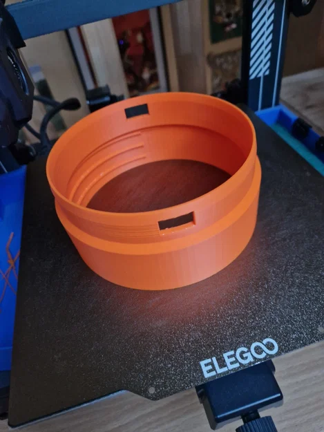 Khớp nối thay thế cho ống dẫn khí máy lạnh 130mm (3D Model) - Image 3