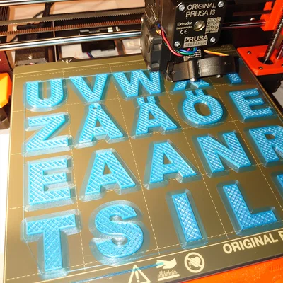 Bộ Chữ Cái và Số In 3D: Giáo Cụ Học Tập Hấp Dẫn Cho Bé