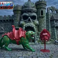 Giá trưng bày mặt nạ Battle Cat / Panthor (Masters of the Universe) - Thumbnail 1